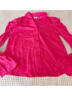 Milly Puff Sleeve Button Down Top